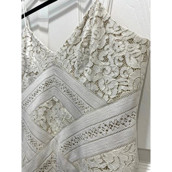 Lover the Label | Rapture White Lace Midi Dress Sz 8 Bridal LWD Occasion Floral - Picture 5 of 16